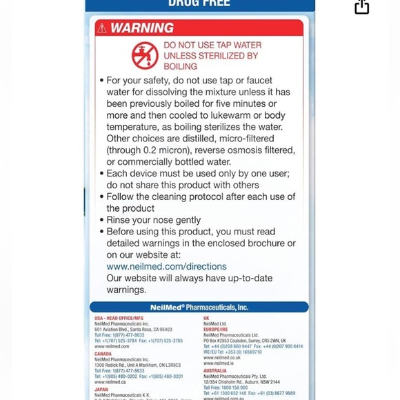 NeilMed Sinugator Cordless Pulsating Nasal Wash NIB! - Picture 8 of 10